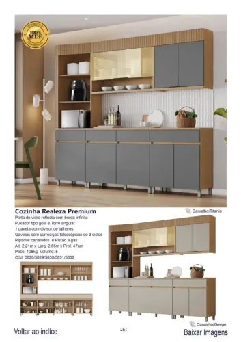 Armario de Cozinha REALEZA PREMIUM 