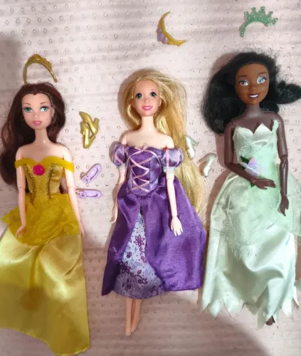 Lote 3 princesas disney