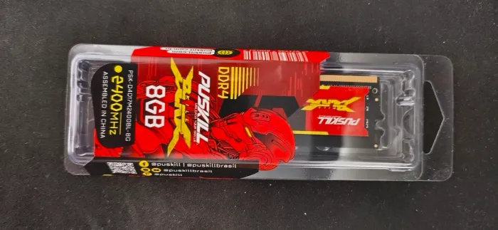 Memória RAM PUSKILL 8GB DDR4 2400MHz Para Notebook 