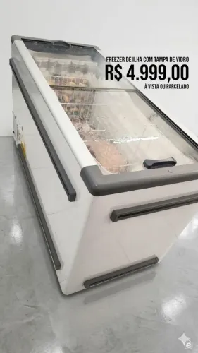Freezer ilha de congelados Fricon