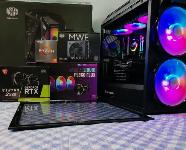 PC Gamer Ryzen 7 5700 + RTX 8GB GDDR6
