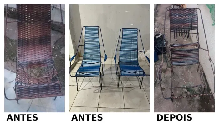 Reforma de cadeiras com fio - $130