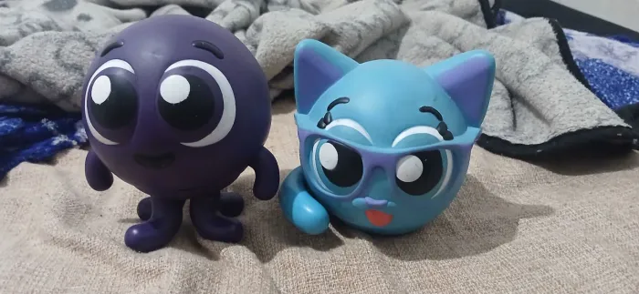 Bonecos bolofofos 14cm cada um em vinil em perfeito estado de conservação originais