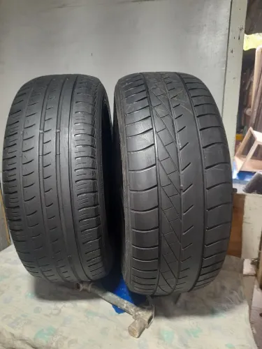 2 DOIS PNEUS PIRELLI/DUNLOP 195X55R15