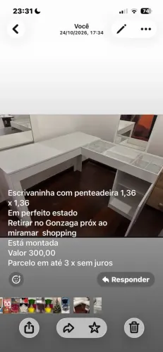 Escrivaninha penteadeira