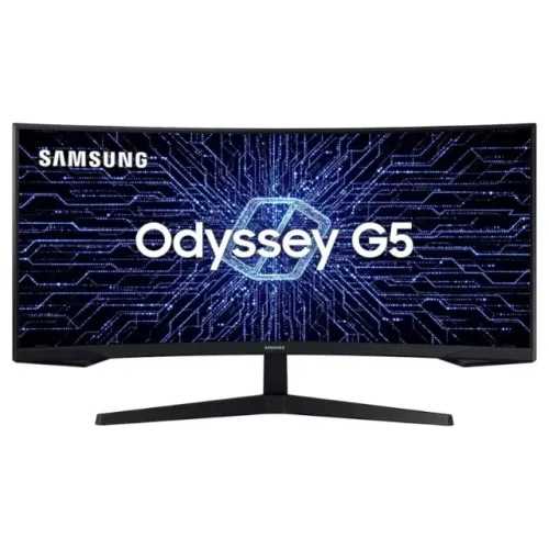 (LOJA FÍSICA) Monitor Gamer Curvo Samsung Odyssey G5, Ultra WQHD, 165Hz, 1ms, Tela 34