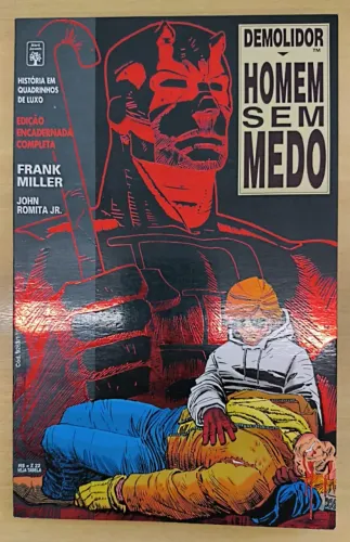 HQ - DEMOLIDOR HOMEM SEM MEDO - ABRIL 1996 EDIÇÃO ENCADERNADA + BRINDE ADESIVO DO FILME