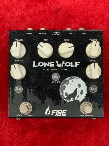 Pedal Fire dual drive Lone Wolf semi-novo com garantia