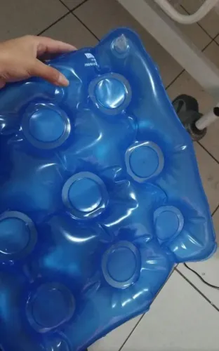 Almofada Inflável Ortopédica Anti-Escaras - Confortável e Conservada