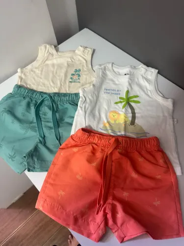 Kit roupas menino verão 6 a 9 meses