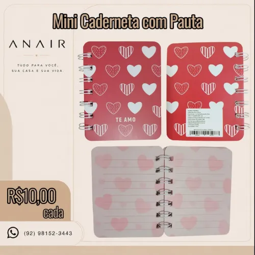 Mini Caderneta com Pauta