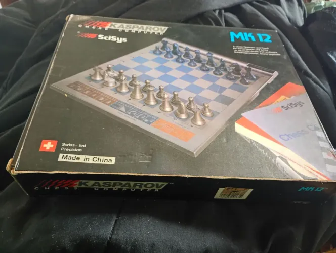 Xadrez Computer Chess Kasparov SciSys MK12 item colecionador 1986- completo funcionando