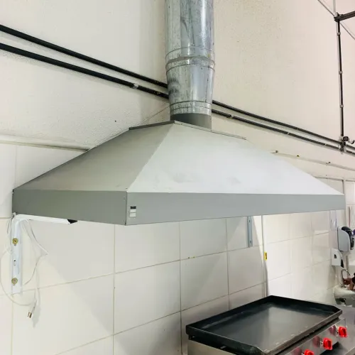 Coifa industrial galvanizada 