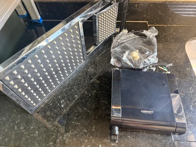 Chuveiro Eletrônico Lorenzetti Acqua Duo Ultra Black. 7.800W 220V