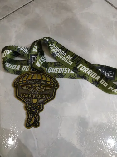 Medalha de corrida do Paraquedista.