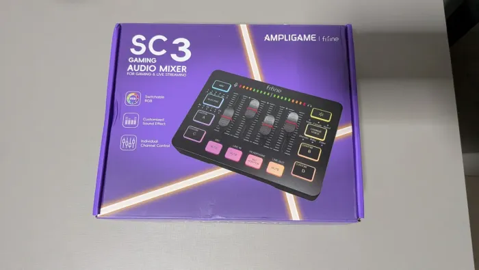 Mesa áudio Fifine SC3 Streamer