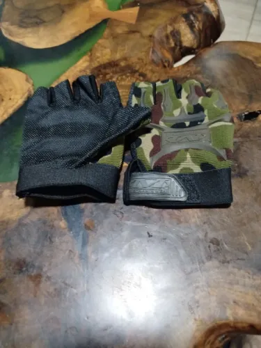 Luva ciclismo camuflada Tam. M