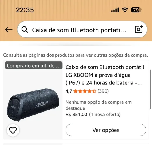 LG XBOOM!! Bluetooth portátil 40w real!