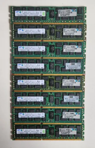Memória 8GB 2Rx4 PC3-10600R Samsung - HPE 500205-071 - Quantidade 8