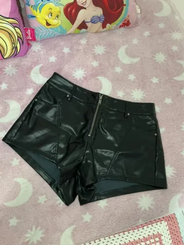 Shorts De Couro Renner