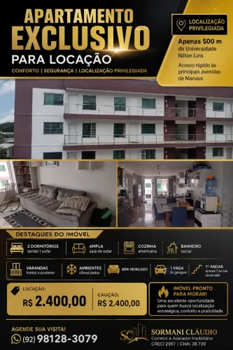 COND. SÃO GABRIEL - FLORES - DISPONIVEL PARA LOCAÇÃO