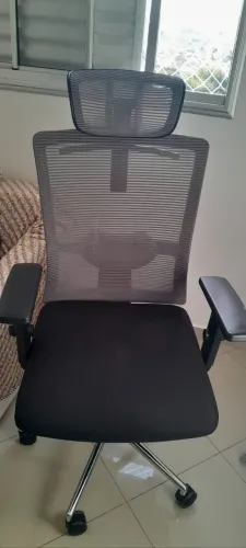 Cadeira DT3 Office Maya Grey - Ergonômica - Modelo 11733-5