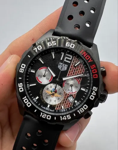 TAG Heuer Formula 1 Chronograph x INDY 500, Quartzo, 43 mm BASE ETA RELOGIO PREMIUM