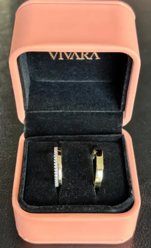 Par de Alianças Vivara Ouro 18k Original + Caixa + Nota | Aros 19 e 13 | Como Novas