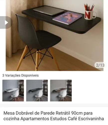 Mesa Dobrável de Parede