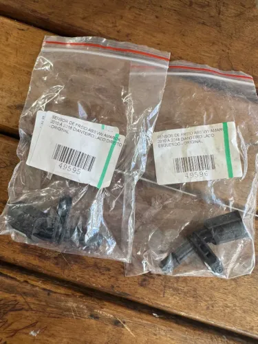 Kit Sensor ABS Dianteiro VW Amarok 2010 a 2018 Original Novo (Dir + Esq)