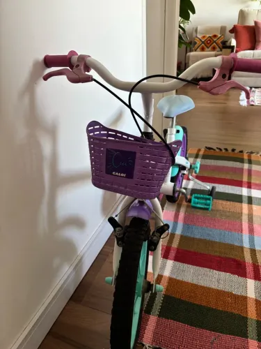 Bicicleta Caloi Ceci Aro 16 com rodinhas