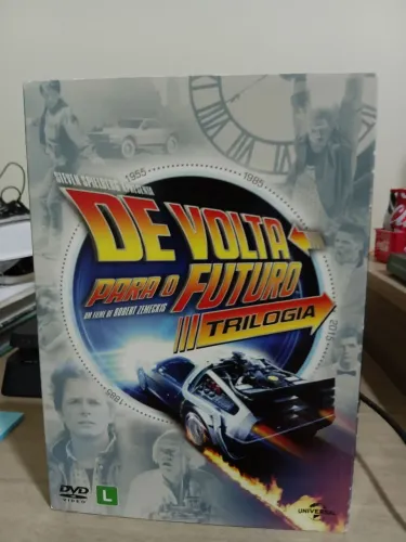 Trilogia Dvd De Volta Para o Futuro e Blu Ray Cisne Negro com Luva