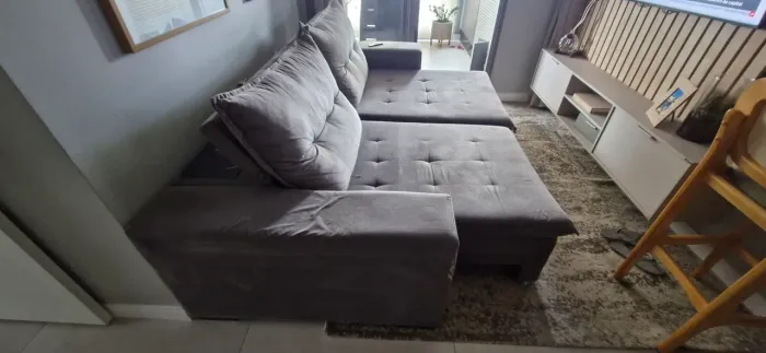 Sofá cinza
