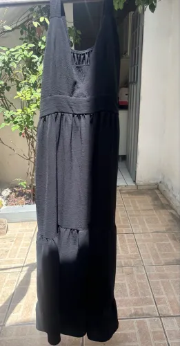 Vestido longo preto novo