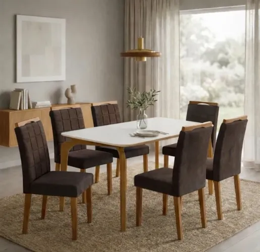 Conjunto de Jantar Belluno 4 Lugares