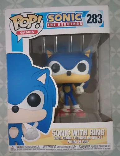Boneco Funko SONIC - 283 - The Hedgehog.(Novo)