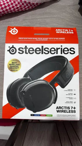 Fone Steelseries Arctis 7+ Wireless Preto 61470 Preto (Usado)
