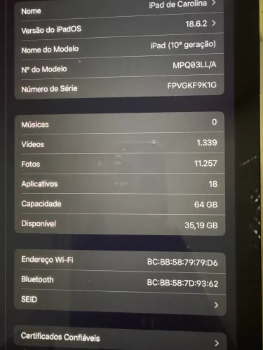iPad 10 64gb