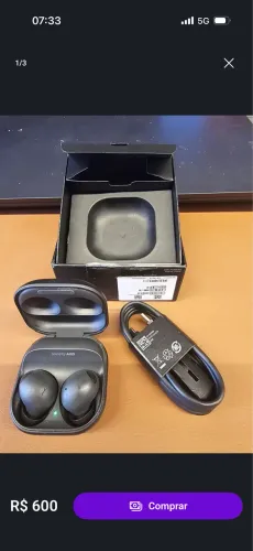 Galaxy Buds Pro 2 com case, nota, 100%