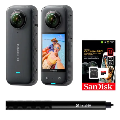 Insta360 X3 Completa + Acessórios