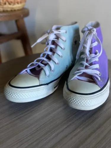 All Star Cano Alto Tricolor (Candy Colors) Original TAM 36