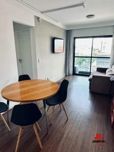 Apartamento à venda com 1 quarto, 1 banheiro, varanda, mobiliado, 1 vaga, Condomínio Marsa