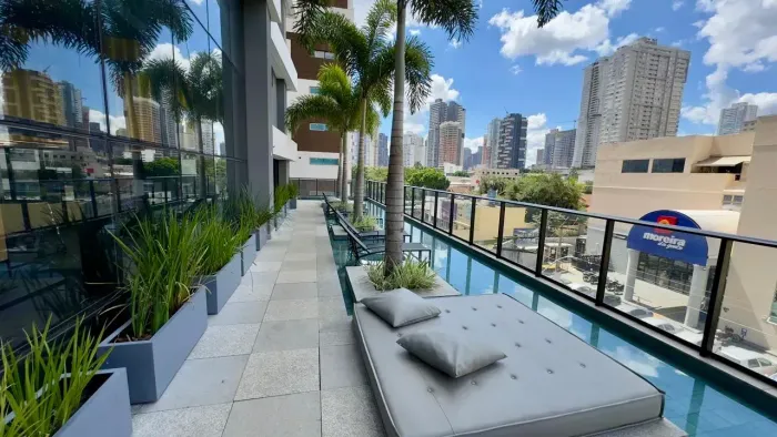 Gyro Vaca Brava Apartamento com 1 Suíte mobiliado