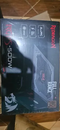 Fonte Atx RedDragon 500W 80 Plus Bronze Nova Lacrada