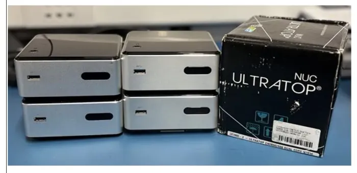 Lote 05Un Mini PC NUC Ultratop Intel Celeron N2830 2GB 500GB - 3853928