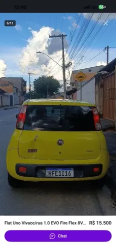 Fiat Uno Vivace/rua 1.0 EVO Fire Flex 8V 5P 2011
