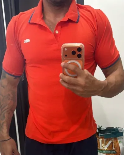 Camisa polo masculina Lacoste