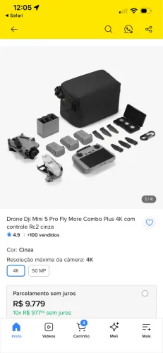 Drone DJI 5 mini pró 