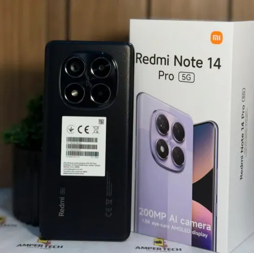 Telefone Toop - 5G - Câmera de 200Mp - Note 14 Pro 5G - 256/8 Preto + entrega grátis