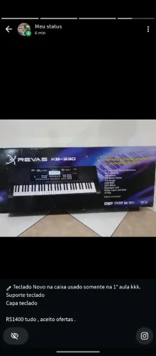 Teclado Roland Revas Novo na caixa